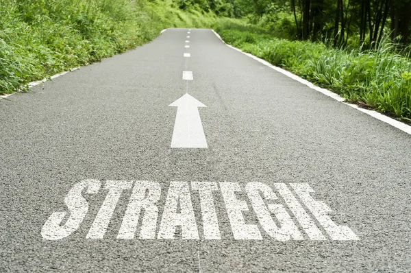 Strategie op de weg — Stockfoto