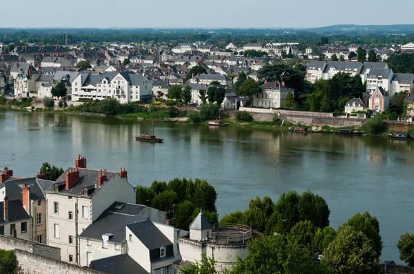 Saumur panorama — Stockfoto