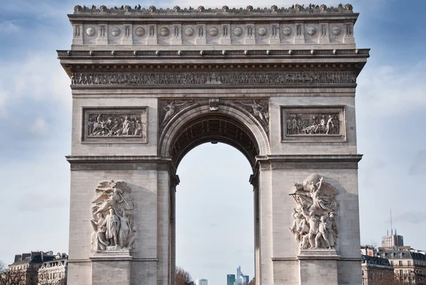 Arch of triumph in Paris — Stock Photo, Image