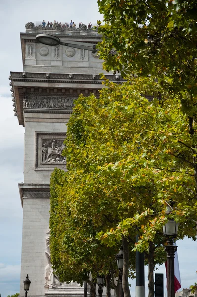 Arco di trionfo a parigi — Foto Stock