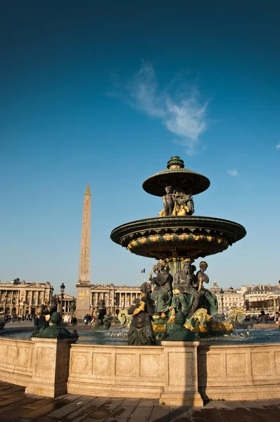 Place de la Concorde in Parijs — Stockfoto