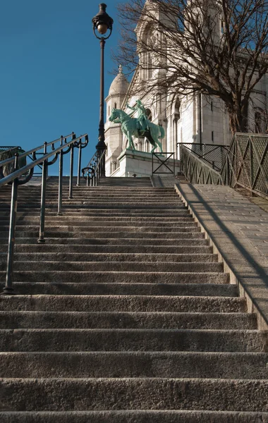 Trappor i montmartre paris — Stockfoto