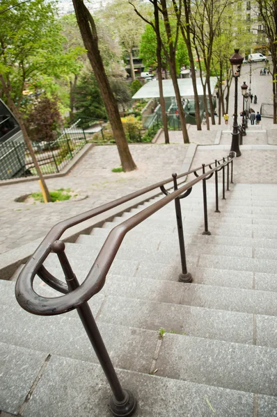 Treppe in montmartre paris — Stockfoto