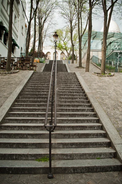 Treppe Montmartre Paris Frankreich — Stockfoto