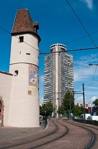 米卢斯塔中世纪 bollwerk 塔及欧洲 — 图库照片