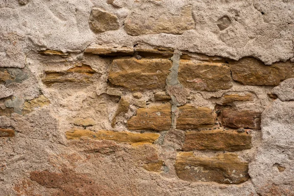 Closeup Ancient Stoned Wall Texture — Stock Photo, Image