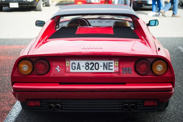 Mulhouse France March 2022 Rear View Red Ferrari 328 Gts — Stock Photo, Image