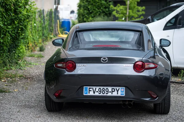 Mulhouse Frankreich Juni 2022 Rückansicht Des Neuen Mazda Mx5 Auf — Stockfoto