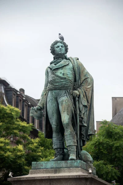 Бронзовая Статуя Клебера Страсбурге Франция — стоковое фото