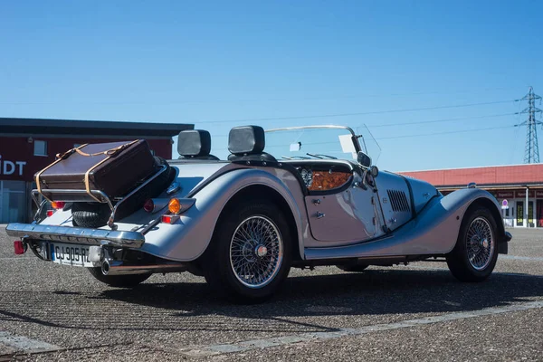 Lutterbach Francie Července 2022 Zadní Pohled Morgan Slavný Vintage Auto — Stock fotografie