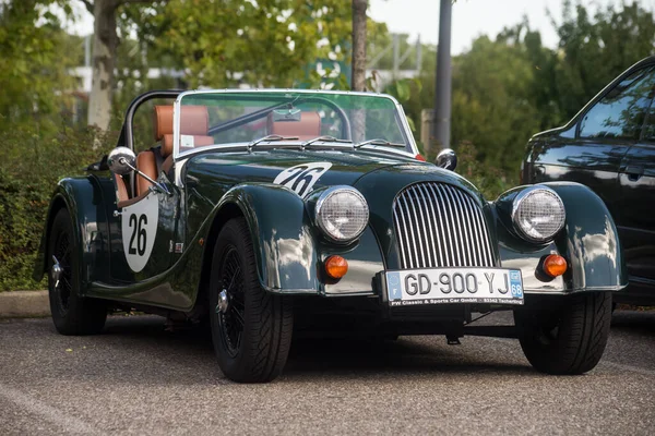 Mulhouse Francie Září 2022 Přední Pohled Staré Morganovo Kabriolet Auto — Stock fotografie