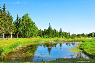 parkta ortodox Rus Kilisesi