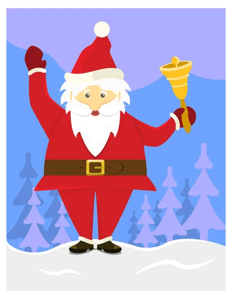 Çanı olan Noel Baba.