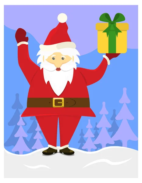 Hediye kutusuyla Noel Baba