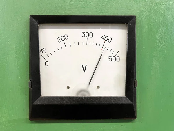Das Voltmeter Ist Konzipiert Dass Die Spannung Einem Stromkreis Misst — Stockfoto