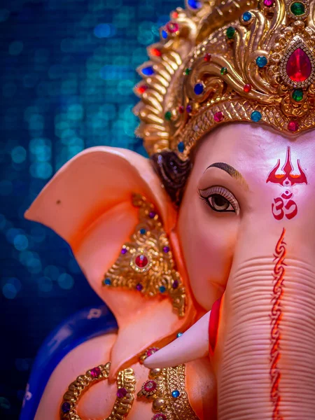 Close Van Het Standbeeld Van Lord Ganesha — Stockfoto