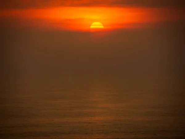 Krásný Západ Slunce Nebo Východ Slunce Barevnou Oblohou Devghali Nebo — Stock fotografie