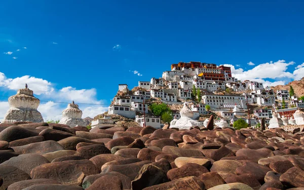 Thikse Gompa Nebo Thikse Klášter Největší Gompa Středním Ladakhu Thiksey — Stock fotografie