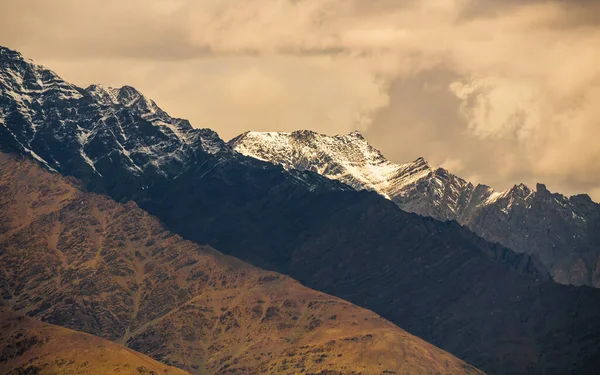 Panoramablick Auf Die Bergkette Von Ladakh Schöne Naturlandschaft — Stockfoto
