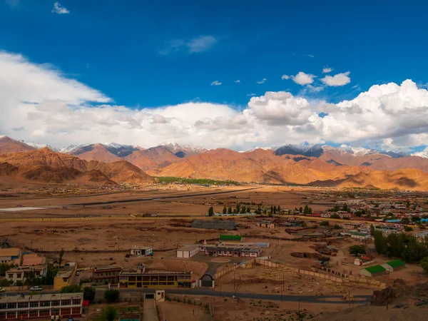 Bela Paisagem Ladakh Cobrindo Cordilheira Céu Planalto Mais Alto Índia — Fotografia de Stock