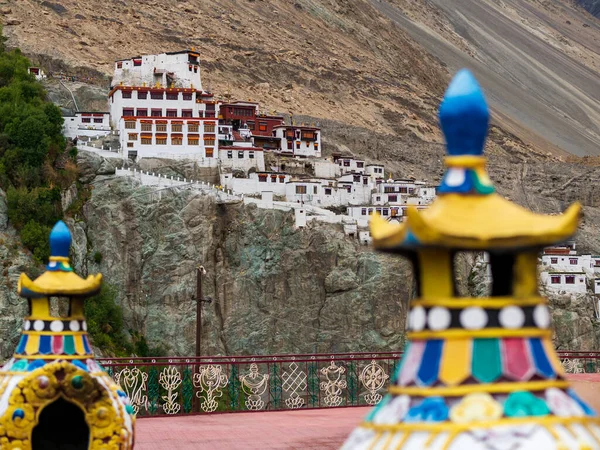 Diskit Klášter Také Známý Jako Deskit Gompa Nebo Diskit Gompa — Stock fotografie