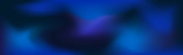 Abstrakt Panorama Bakgrund Mörkblå Lutning Vektor Illustration — Stock vektor