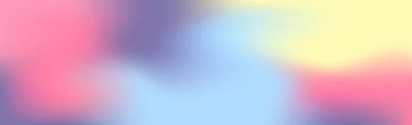 Размытый Большой Панорамный Летний Фон Разноцветный Градиент Иллюстрация — стоковый вектор