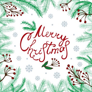 Mutlu Noeller el yazmaları beyaz web arka planında izole edilmiş tatil unsurları - Vektör illüstrasyonu