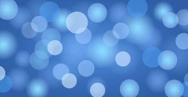 Fondo Bokeh Azul Abstracto Con Círculos Desenfocados Purpurina Elemento Decorativo — Vector de stock