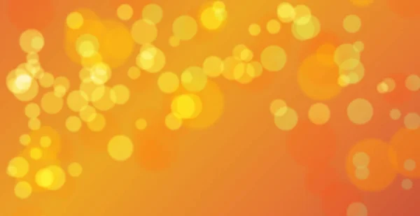 Абстрактный Желтый Фон Боке Десфокусированными Кругами Глайдером Элемент Оформления Рождественские — стоковый вектор