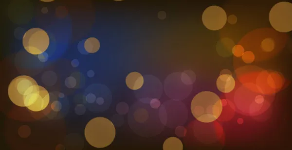 Абстрактний Багатокольоровий Боке Фон Розфокусованими Колами Блиском Елемент Відзначення Різдвяних — стоковий вектор