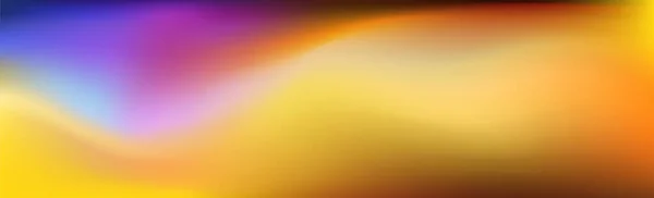 Розмитий Великий Панорамний Літній Фон Різнокольоровий Градієнт Ілюстрація — стоковий вектор