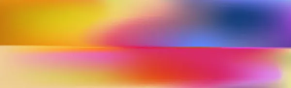 夏の大パノラマの背景を多色グラデーションで彩色 イラスト — ストックベクタ