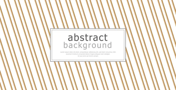Modern Abstract Luxury Template Postcard Business Presentation Golden Lines White — Stockvektor
