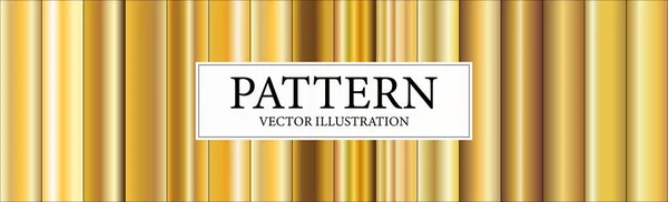 Set Pieces Gold Backgrounds Vector Illustration — Stockvector