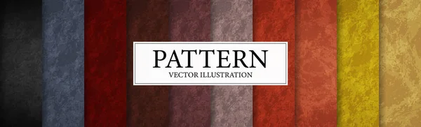 Conjunto de 10 diferentes fundos de textura colorida - Vector — Vetor de Stock