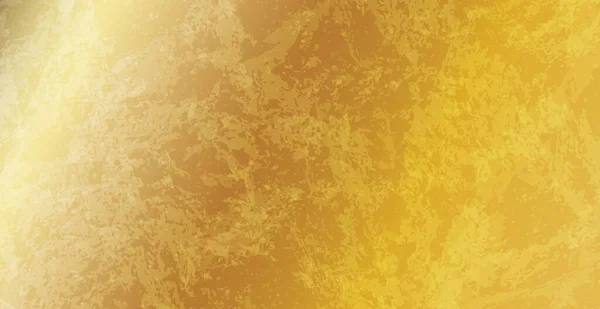 Панорамный Золотой Фон Покрытый Ржавчиной Векторная Иллюстрация — стоковый вектор