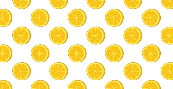 Orangefarbenes Rundmuster Auf Weißem Hintergrund Vektor Illustration — Stockvektor
