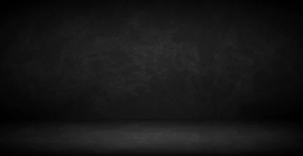 ダークスタジオの黒い壁 ウェブ背景テンプレート ベクトルイラスト — ストックベクタ