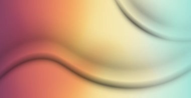 Gerçekçi buruşuk renkli kumaş dokusu arka planı, katlanır - Vektör illüstrasyonu