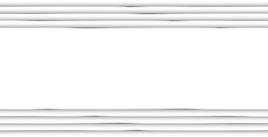 Çelik çizgileri olan soyut beyaz arkaplan, reklam için boş web şablonu kartpostalı - Vektör illüstrasyonu