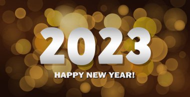 Mutlu Noeller ve mutlu yıllar 2023, parlak arka plan kartpostalı, web şablonu - Vektör illüstrasyonu