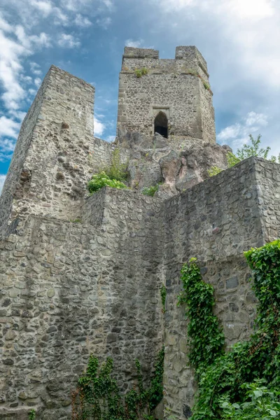 Ruinas Del Castillo Levice Levicky Hrad Eslovaquia — Foto de Stock