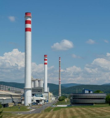 Ziar nad Hronom, Slovakia - July, 2, 2022 : Slovalco. Primary aluminium producer. One of the largest metallurgical companies in Slovakia.