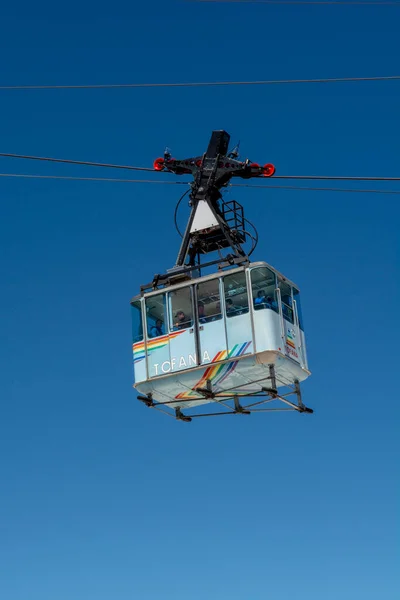 Cortina Ampezzo Dolomites Italy July 2022 Cable Car Gondola Lift — Photo