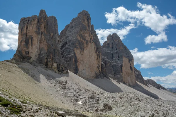 Tre Cime Lavaredo Drei Zinnen Summer Sexten Dolomites Italy — Stock Photo, Image