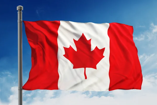 Vlag van Canada — Stockfoto