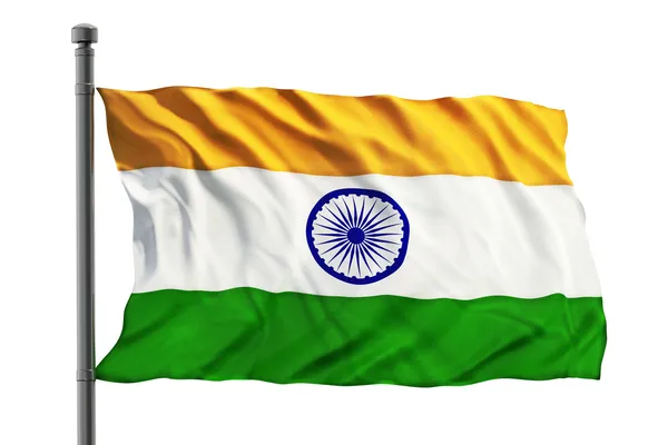Indická vlajka — Stock fotografie