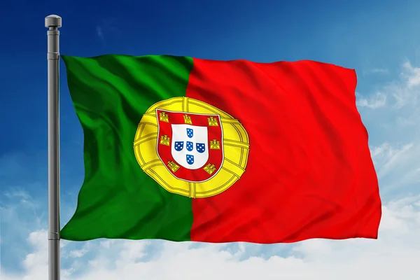 Vlag van portugal — Stockfoto