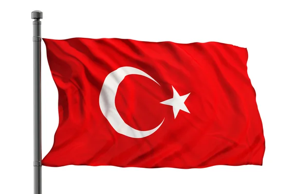 Vlag van Turkije — Stockfoto